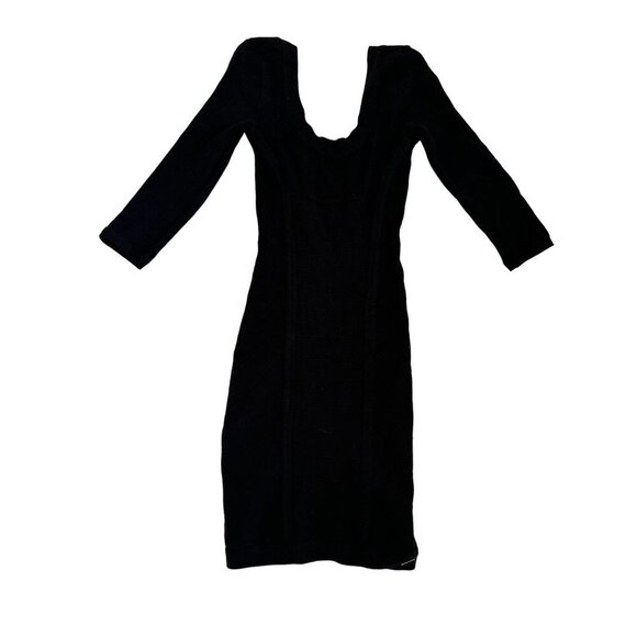 Guess Dresses & Skirts - Guess, long sleeve fitted dress, Black, XS